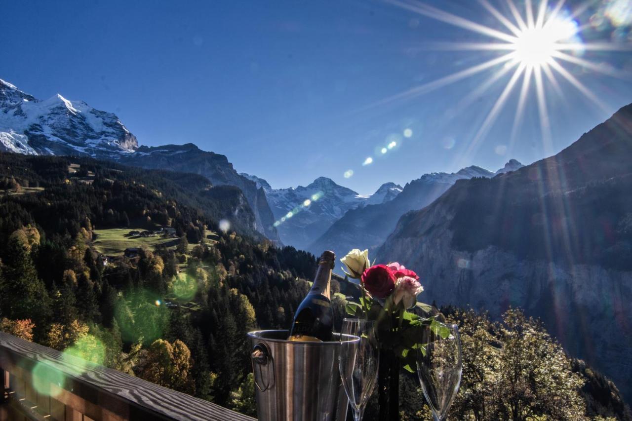 Chalet Aargovia South Wengen Bagian luar foto